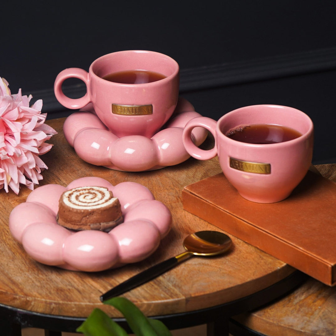 Sunflower Bloom Cup and Saucer Set - The Artment