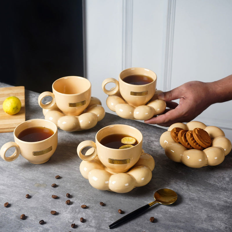 Sunflower Bloom Cup and Saucer Set - The Artment