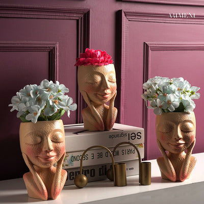 Surreal Awestruck Girl Table Planter - The Artment