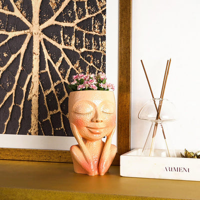 Surreal Awestruck Girl Table Planter - The Artment