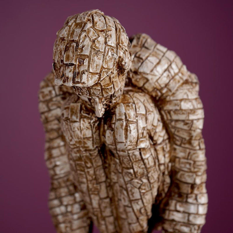 Surreal Bricked Man Table Accent - The Artment