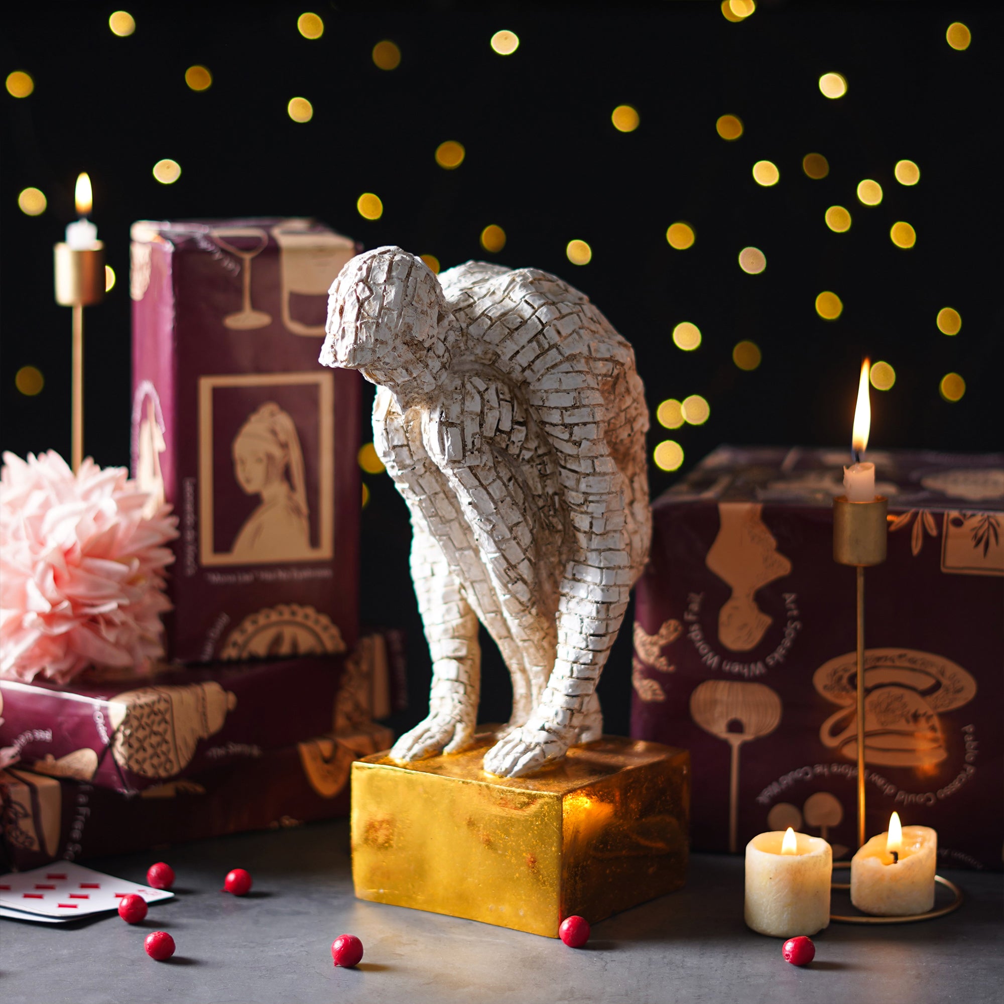 Surreal Bricked Man Table Accent Gift Box – The Artment