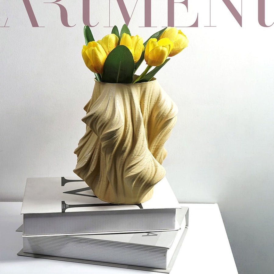 Surreal Gown In Wind Table Planter - The Artment