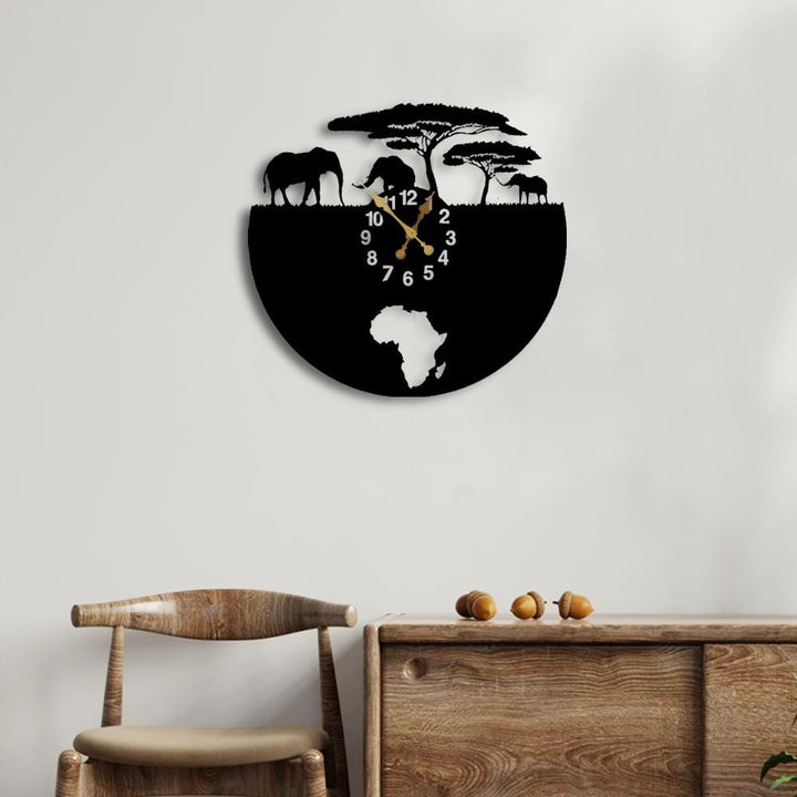 Surreal Jungles of Africa Wall Clock - The Artment