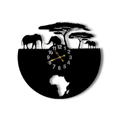 Surreal Jungles of Africa Wall Clock - The Artment