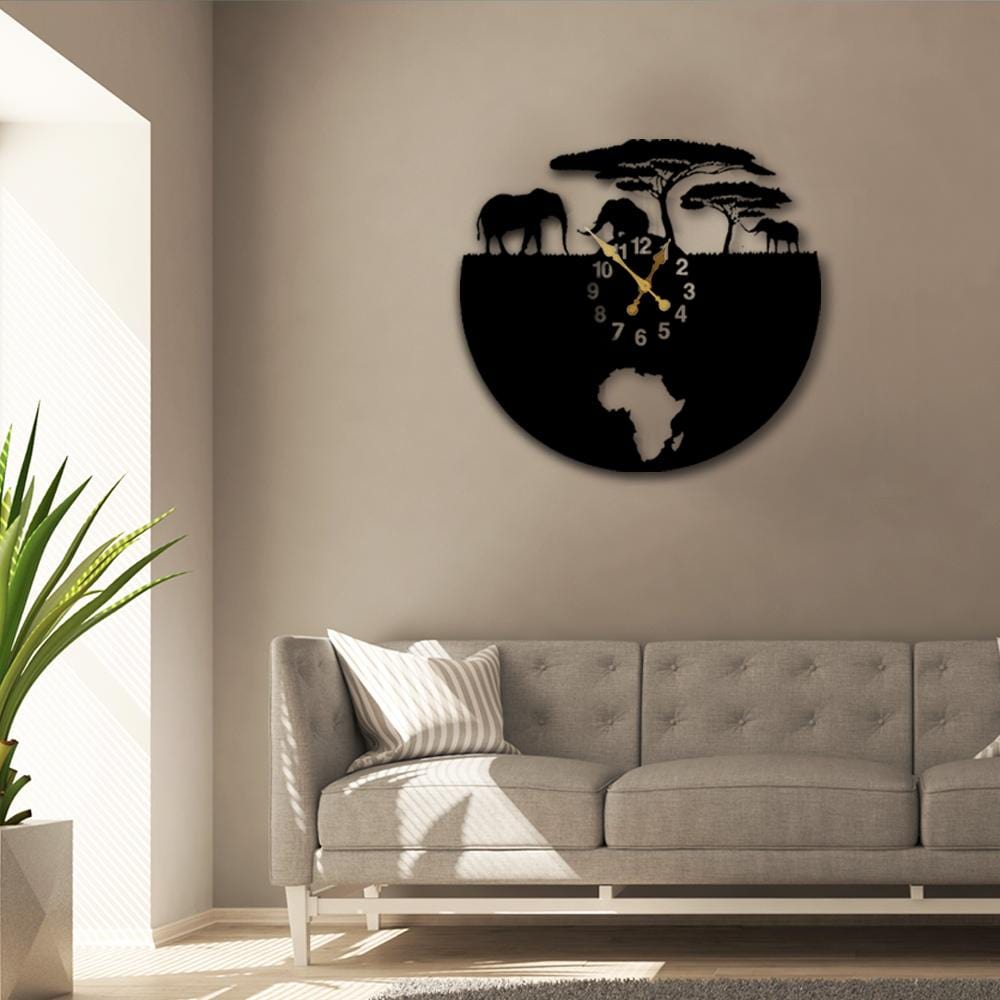 Surreal Jungles of Africa Wall Clock - The Artment