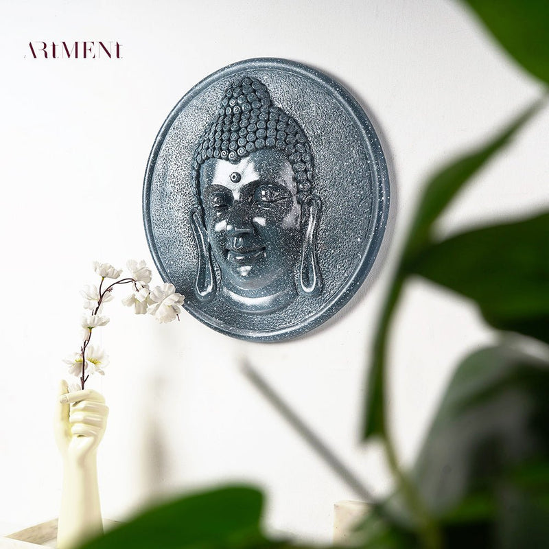 Surreal Meditative Buddha Head - The Artment