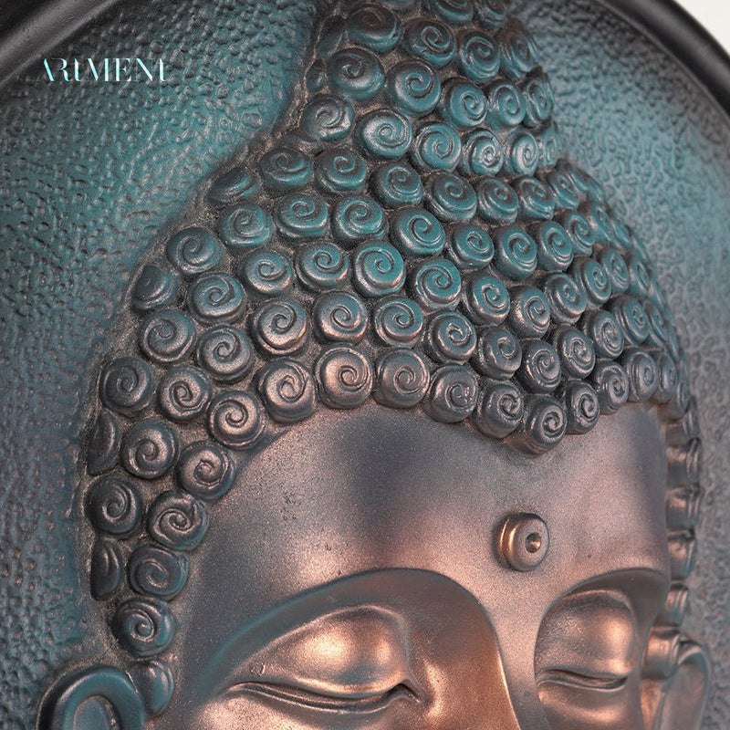 Surreal Meditative Buddha Head - The Artment