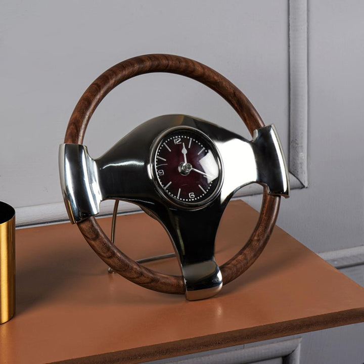 Surreal Steering Wheel Table Clock - The Artment