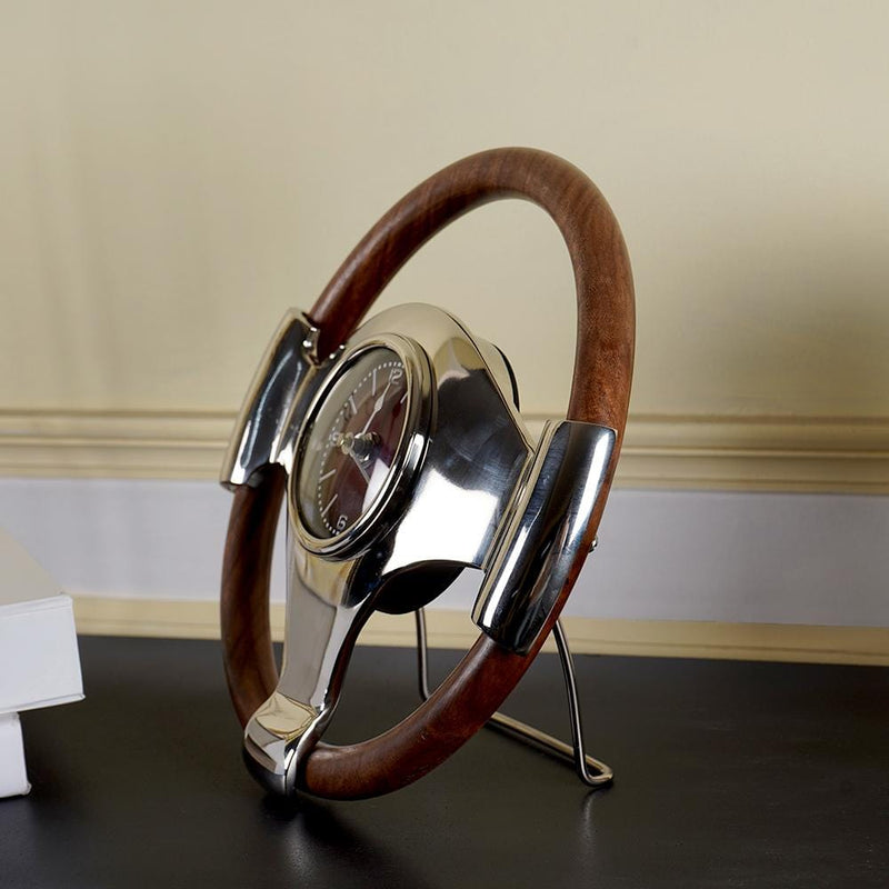 Surreal Steering Wheel Table Clock - The Artment