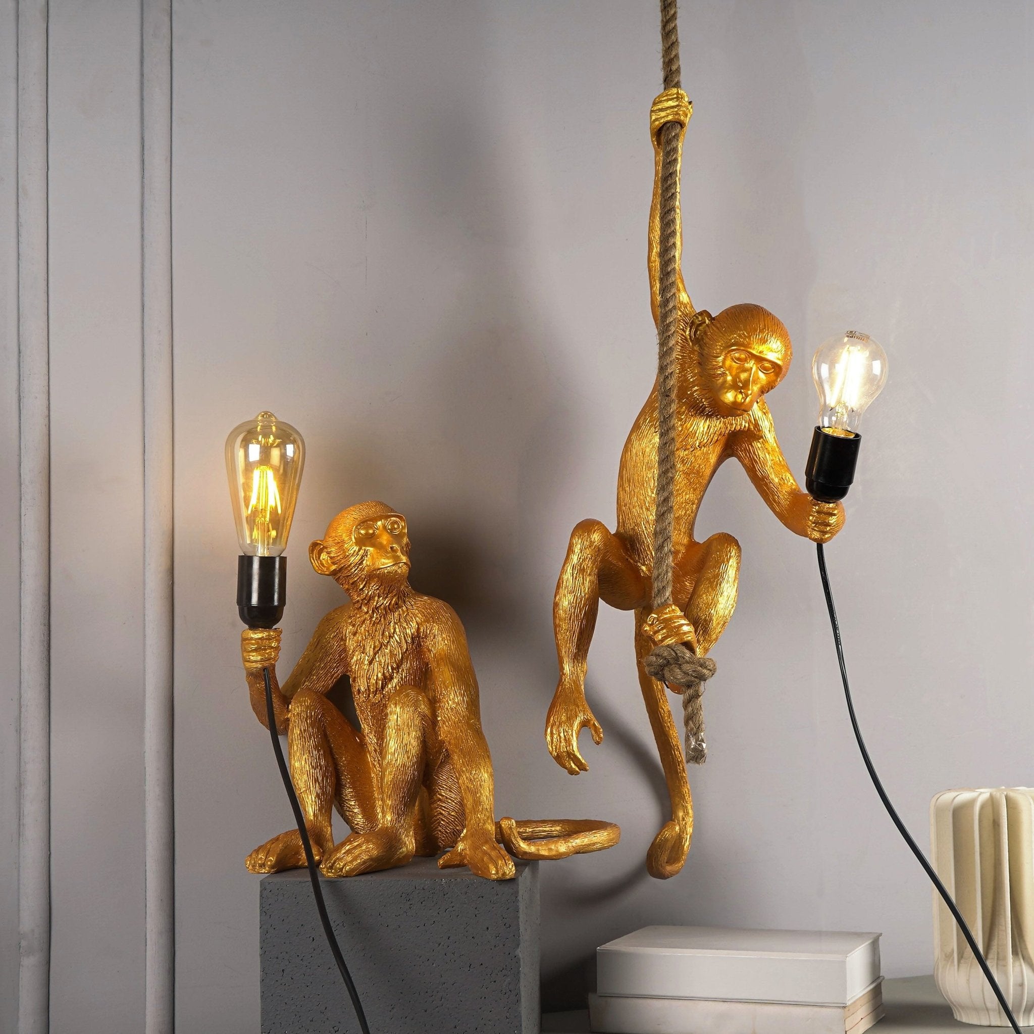 Monkey light gold new arrivals