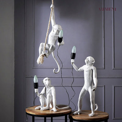 Surrealism Monkey Decorative Lamp - The Artment