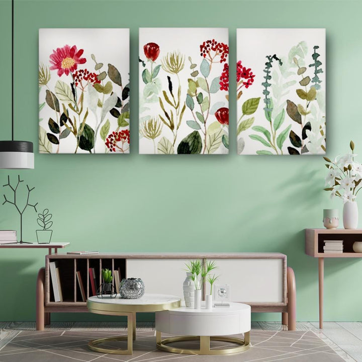 Surrounded by Bright Flowers Canvas (Matte Finish) - The Artment