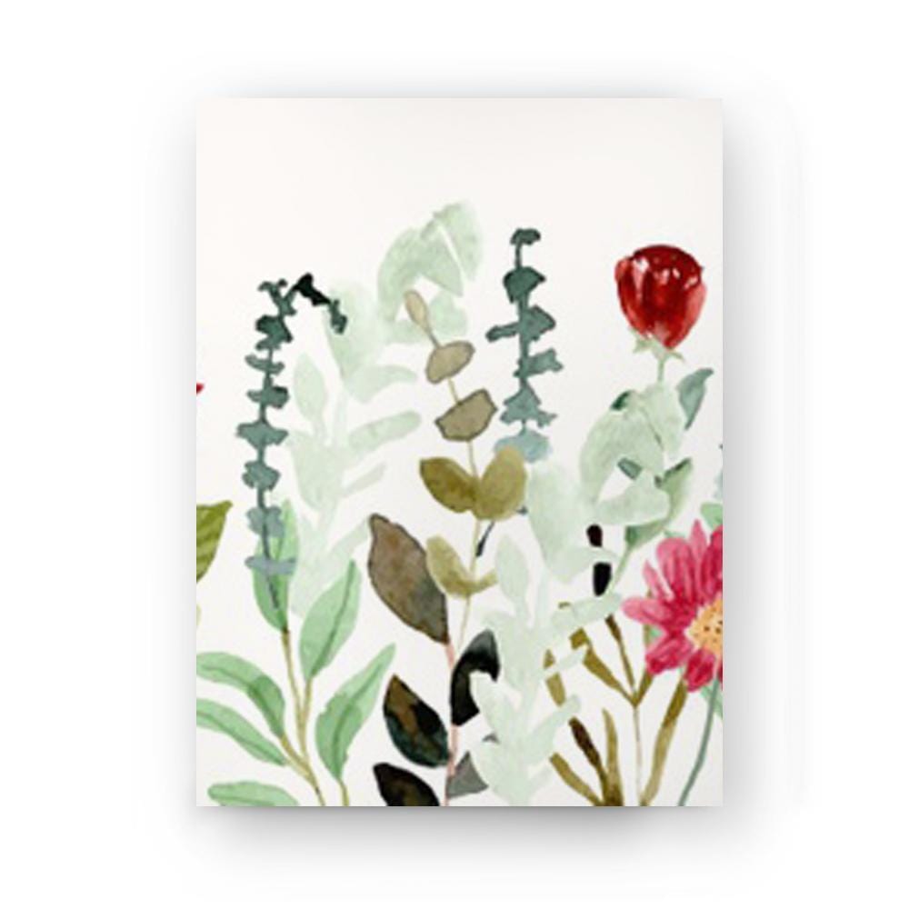 Surrounded by Bright Flowers Canvas (Matte Finish) - The Artment