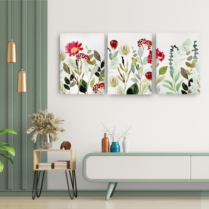 Surrounded by Bright Flowers Canvas (Matte Finish) - The Artment