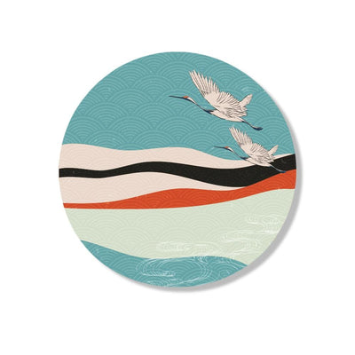 Swans in Flight Canvas (Matte Finish) - The Artment