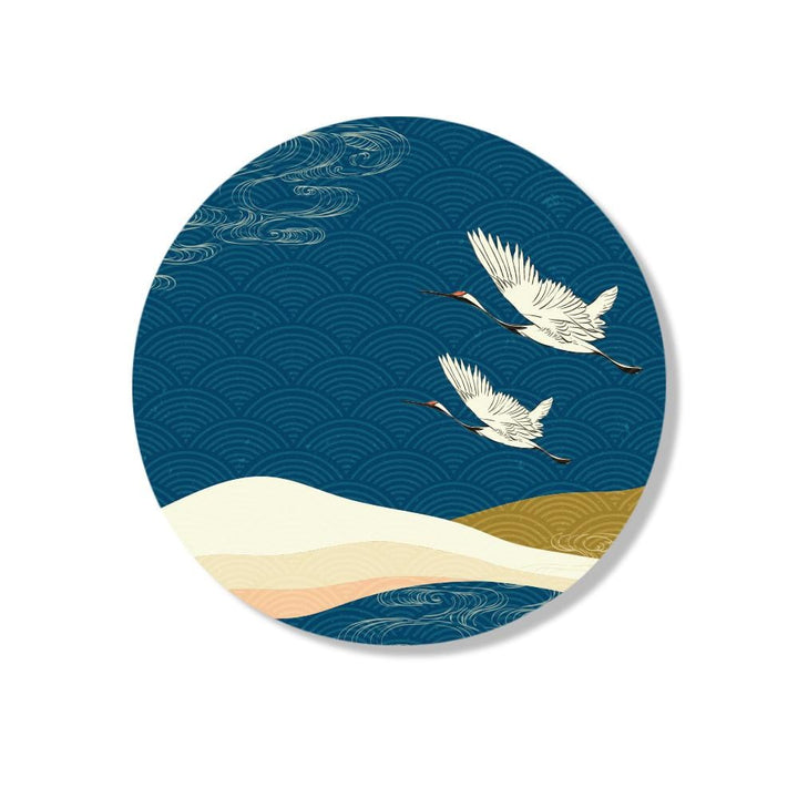 Swans in Flight Canvas (Matte Finish) - The Artment