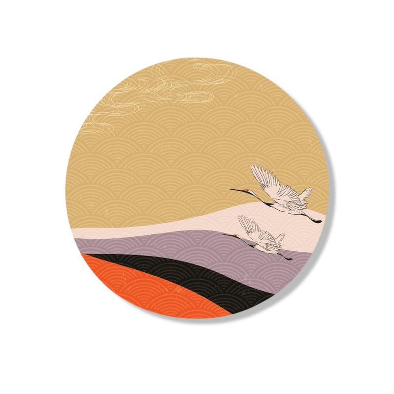 Swans in Flight Canvas (Matte Finish) - The Artment