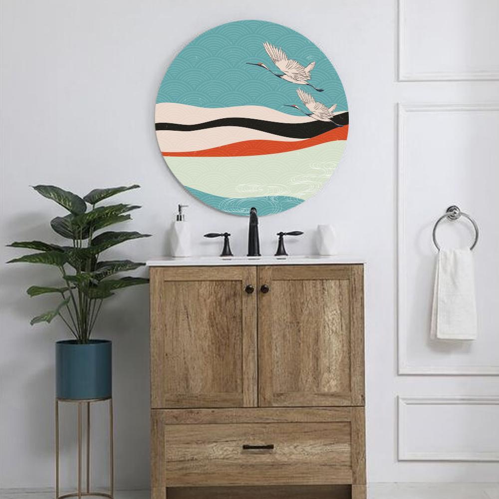 Swans in Flight Canvas (Matte Finish) - The Artment