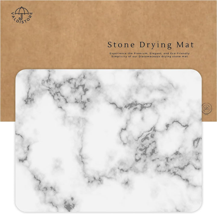 TerraDry Kitchen Mat - Water Absorbent Diatomite Stone Dish Drying Mat - The Artment