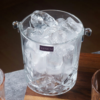 The Crystal Frost Set (1 Ice Bucket + 6 Whiskey Glasses) - The Artment