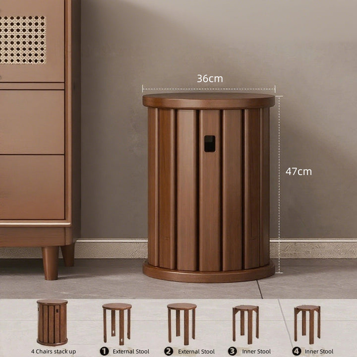 The Shift Stools - 4 - in - 1 Stackable - The Artment