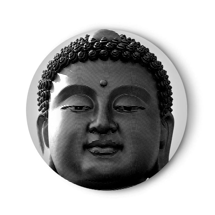 Tranquil Eyes of Buddha Canvas (Matte Finish) - The Artment