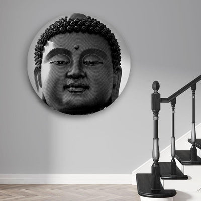 Tranquil Eyes of Buddha Canvas (Matte Finish) - The Artment