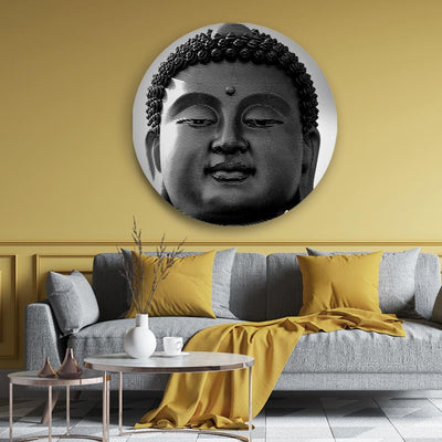 Tranquil Eyes of Buddha Canvas (Matte Finish) - The Artment