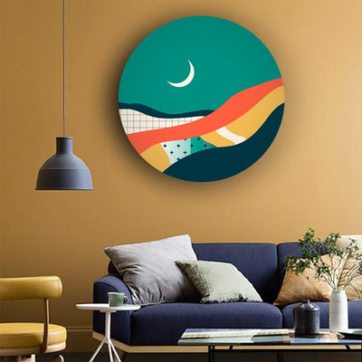 Under the Crescent Moon Canvas (Matte Finish) - The Artment