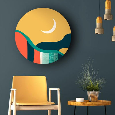 Under the Crescent Moon Canvas (Matte Finish) - The Artment