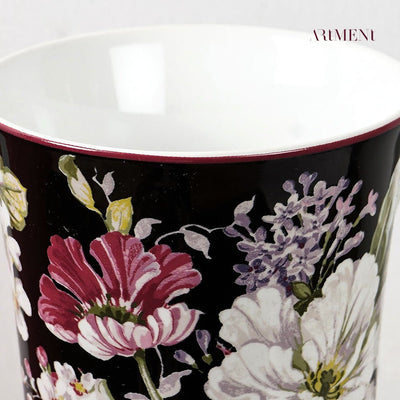 Victorian Floral Printed Ceramic Coffee Mug - The Artment