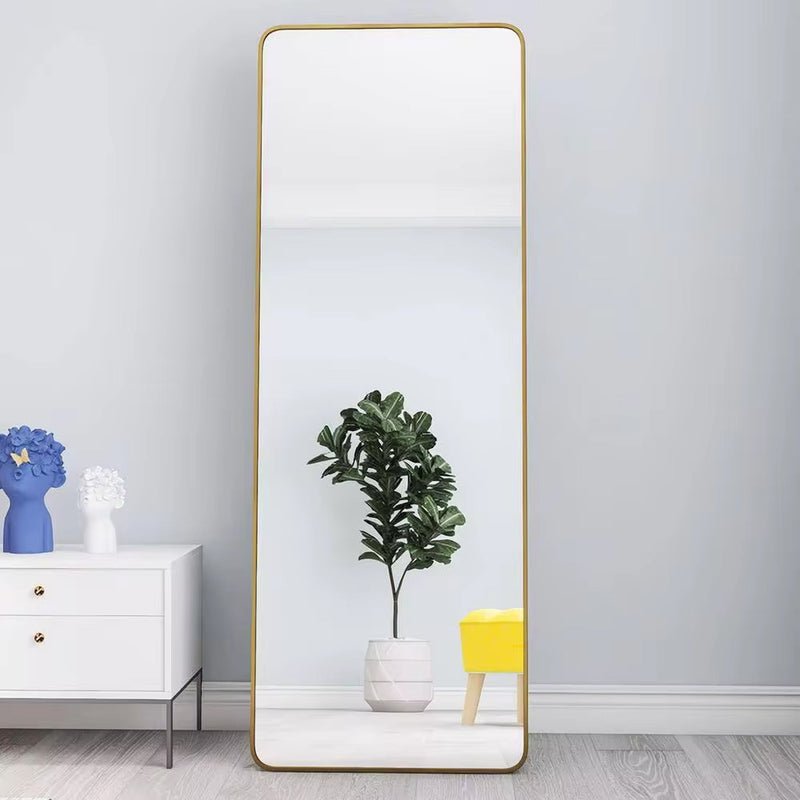 Vista Frame Floor Mirror - Gold - The Artment