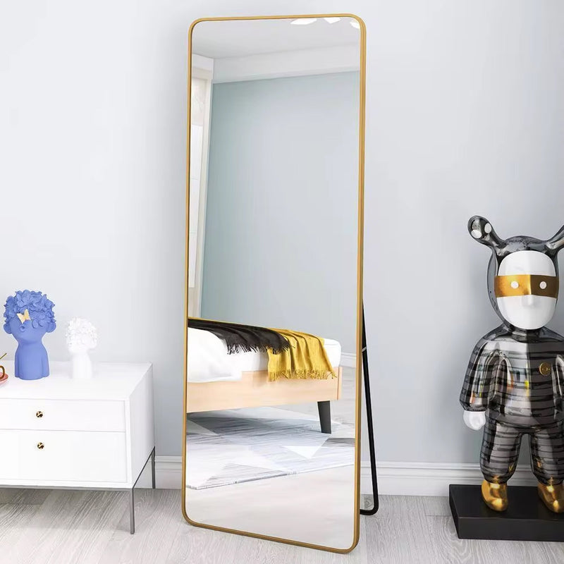 Vista Frame Floor Mirror - Gold - The Artment