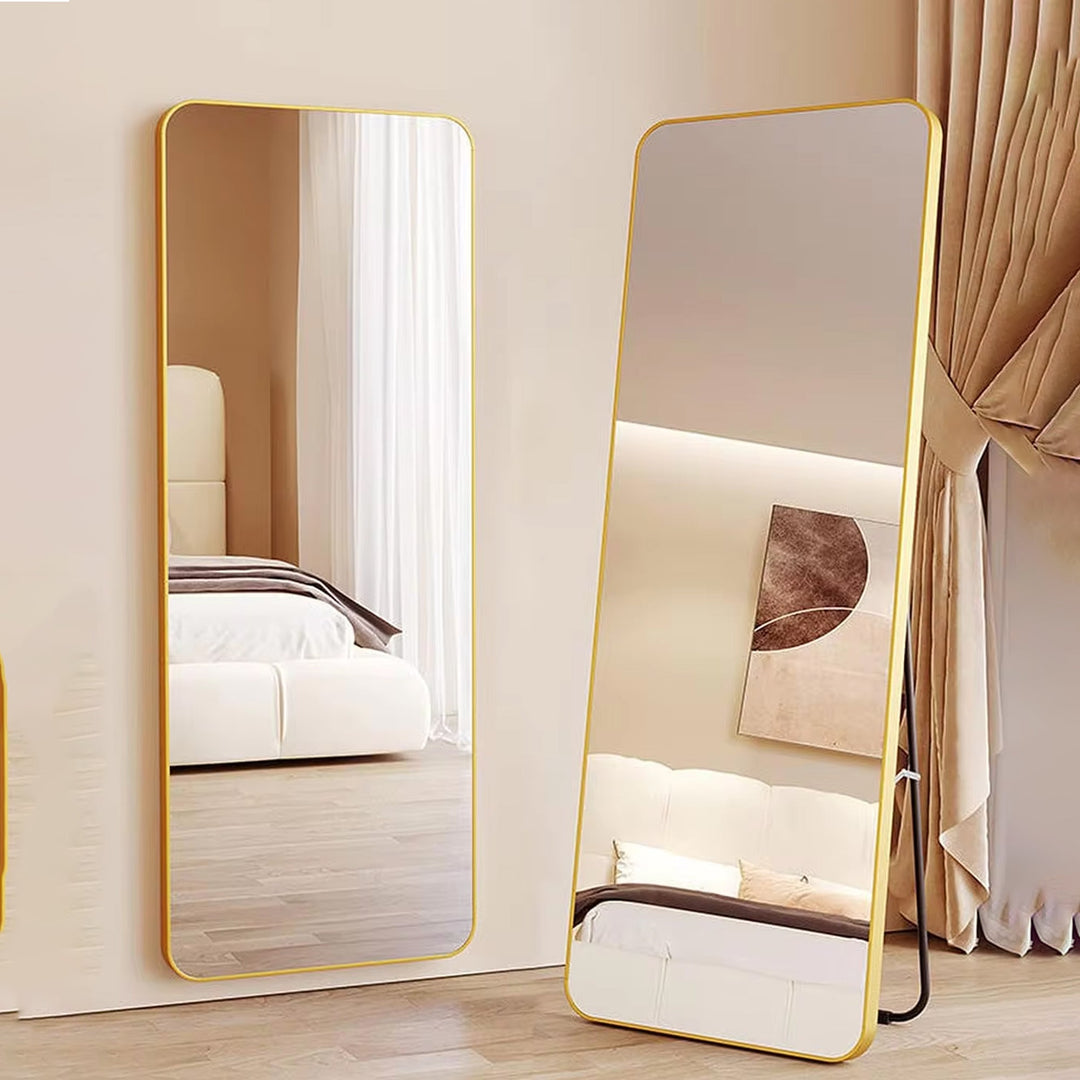 Vista Frame Floor Mirror - Gold - The Artment