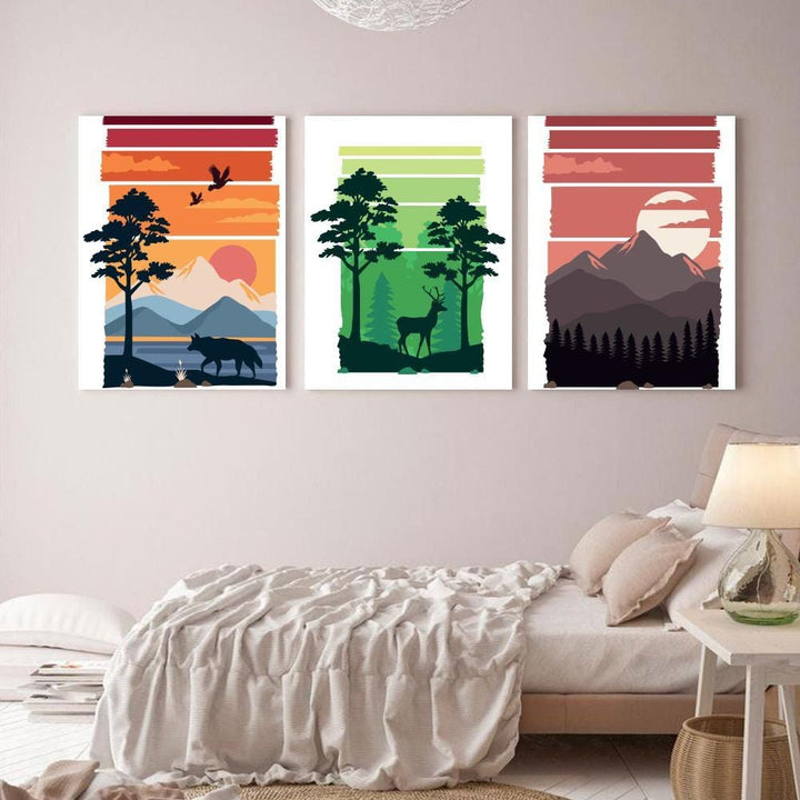 Vividly Painted Landscape Canvas (Matte Finish) - The Artment