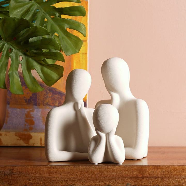 Wholeness Trio: Embracing Family Sculpture (Set of 3) - The Artment