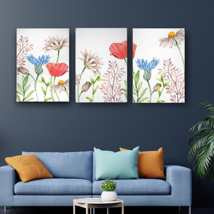 Wildflowers in Bloom Canvas (Matte Finish) - The Artment