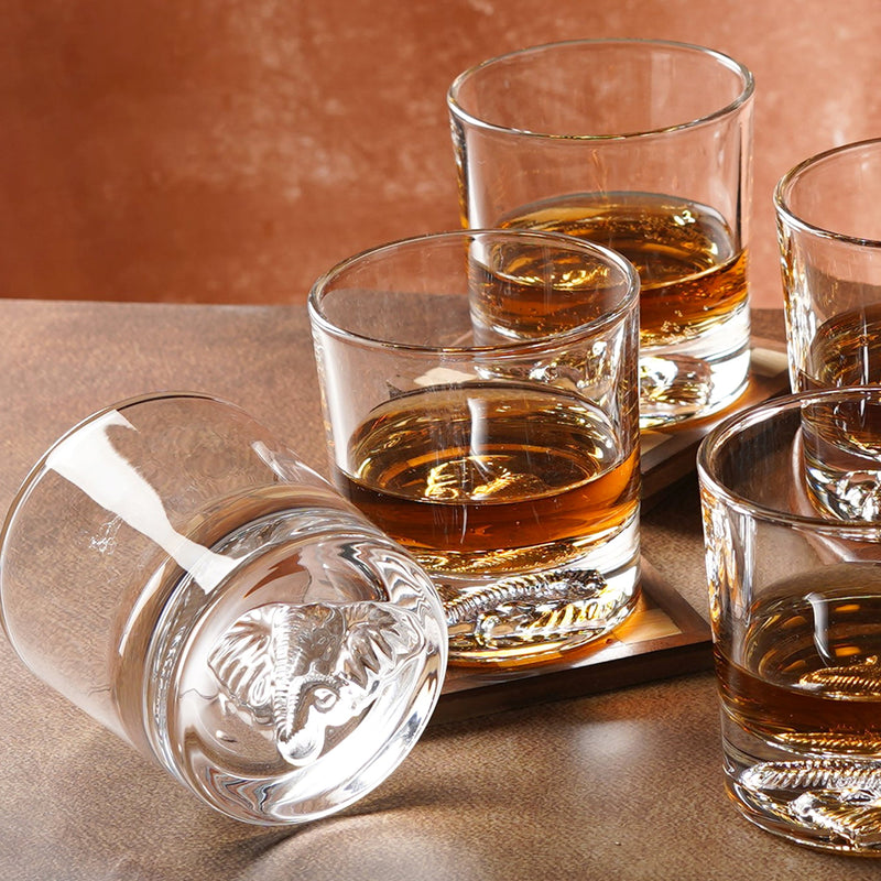 WildSpirit Crystal Whiskey Glass (Set of 6) - The Artment