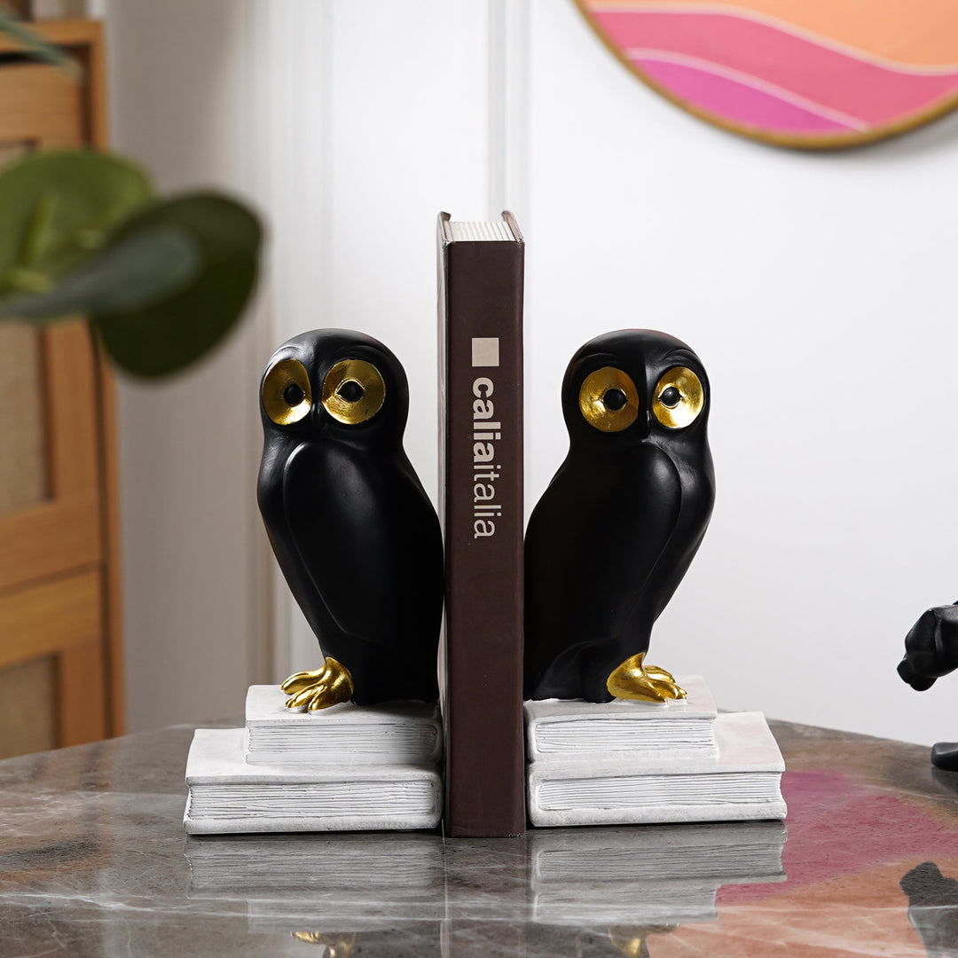 Wisdom's Guardians: Enigmatic Bookends - The Artment