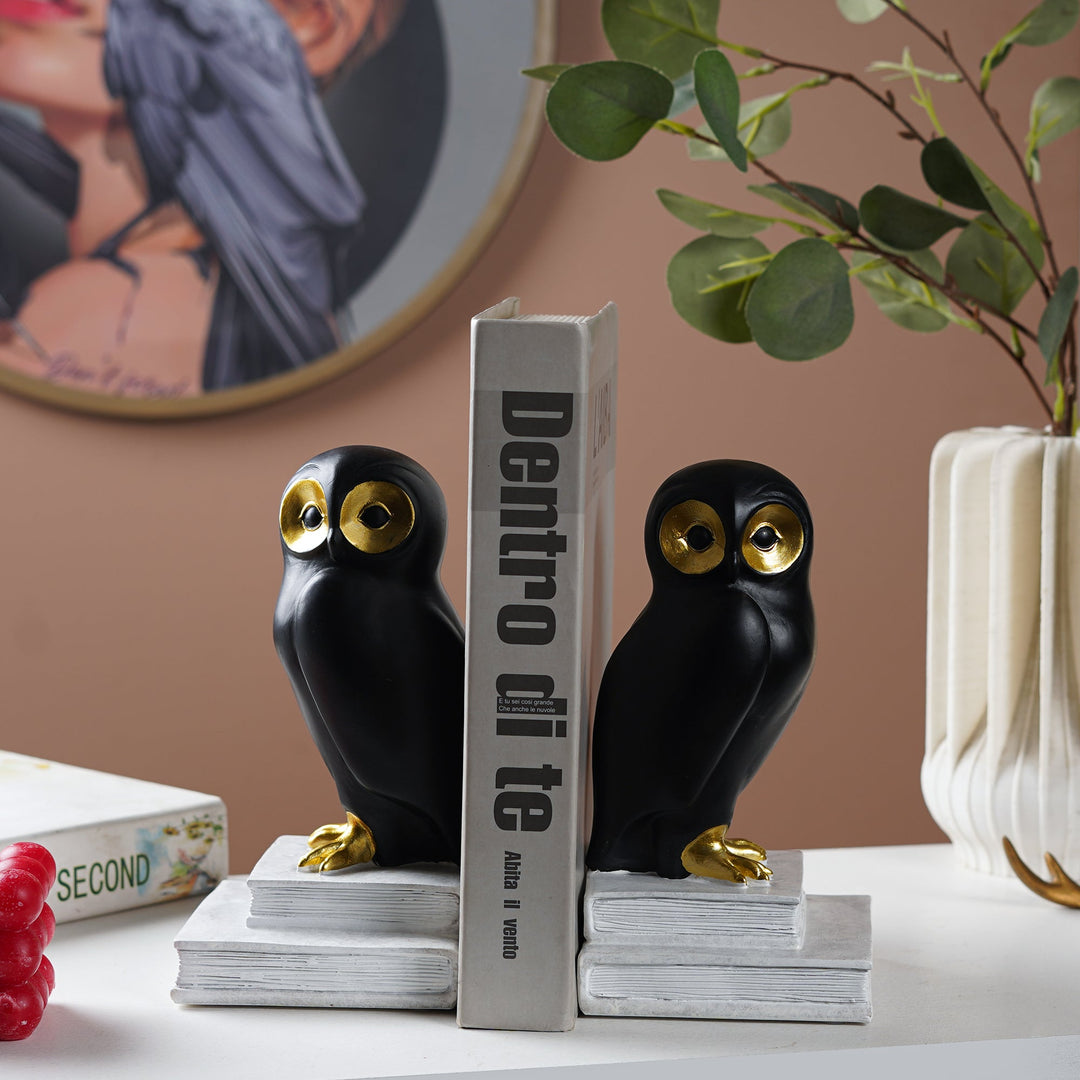 Wisdom's Guardians: Enigmatic Bookends - The Artment