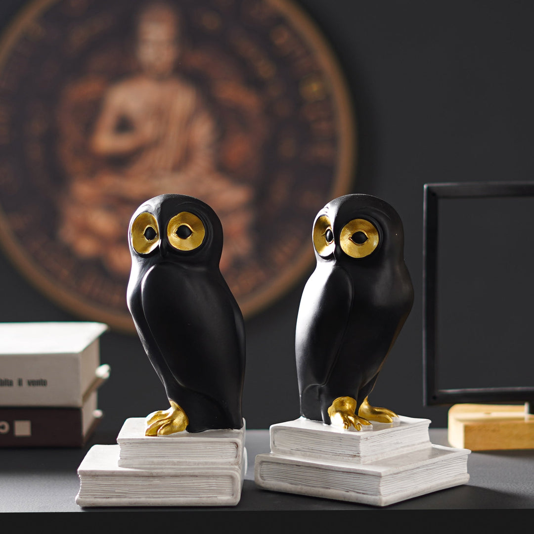 Wisdom's Guardians: Enigmatic Bookends - The Artment