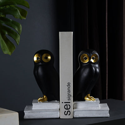 Wisdom's Guardians: Enigmatic Bookends - The Artment