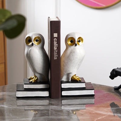 Wisdom's Guardians: Enigmatic Bookends - The Artment