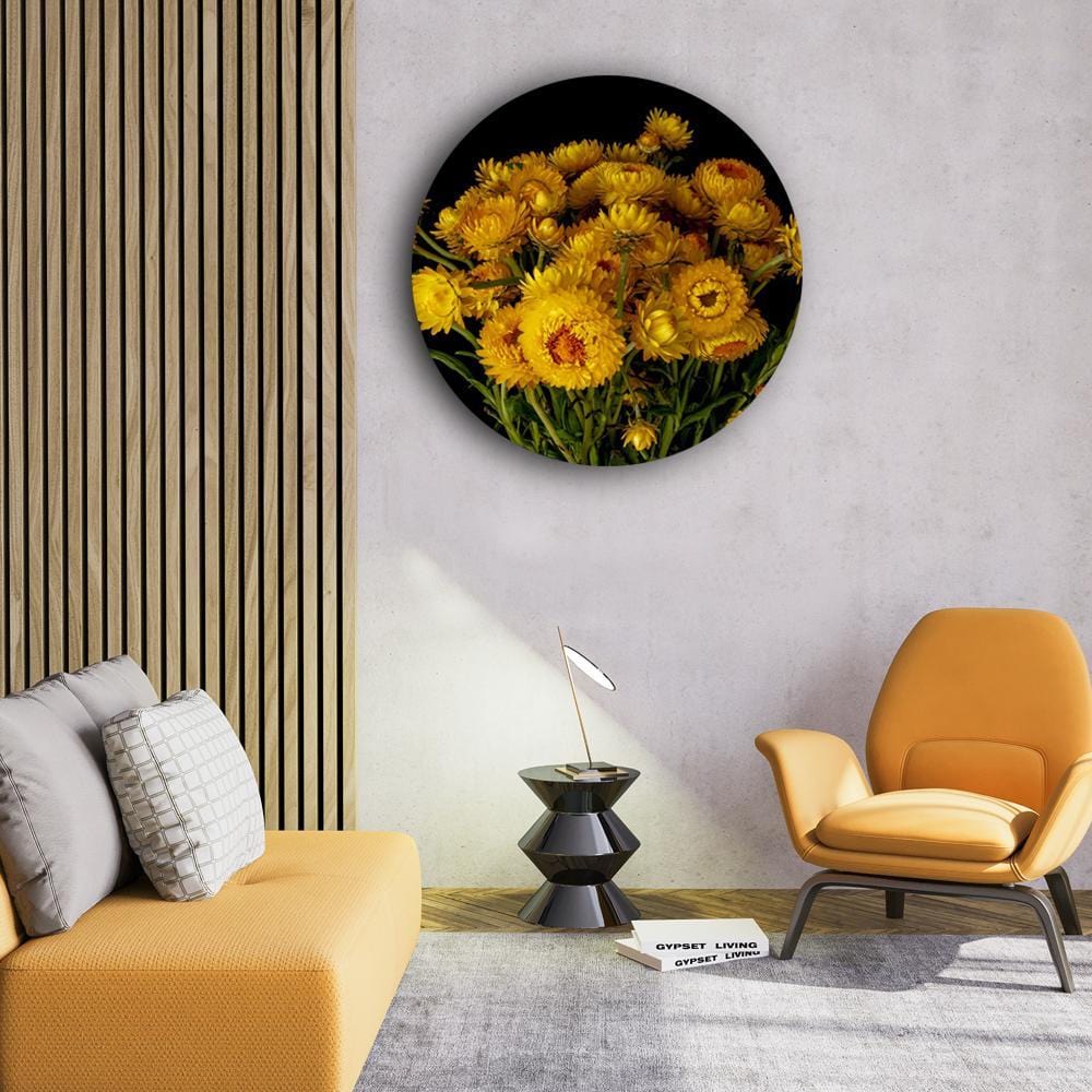 Yellow Mums of Fall Canvas (Matte Finish) - The Artment