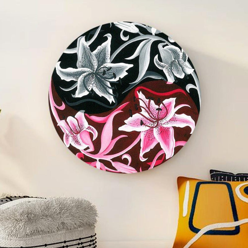 Yin and Yang Lily Canvas (Matte Finish) - The Artment