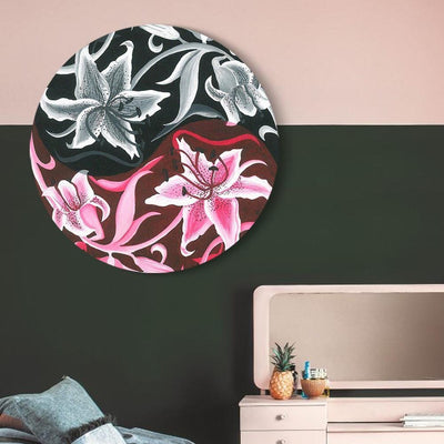 Yin and Yang Lily Canvas (Matte Finish) - The Artment