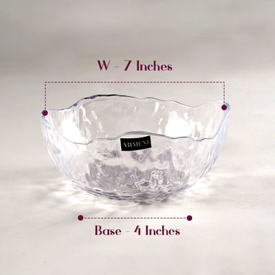 Minimalist Glass Flower Petal Bowl
