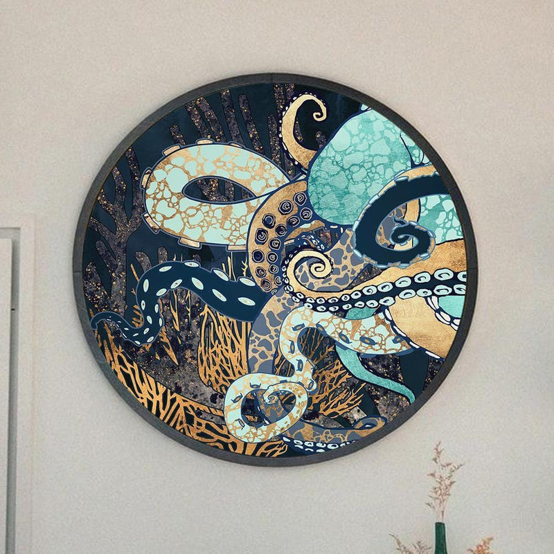 Wise Old Octopus Canvas - The Artment