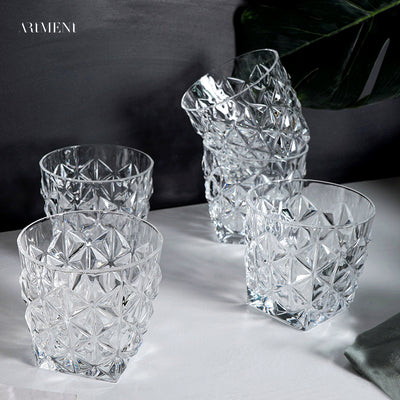 Crystal Diamond Cut Glass - The Artment